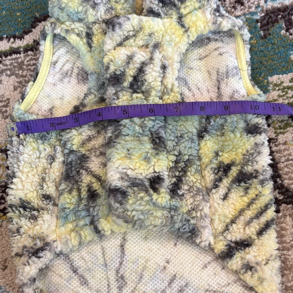 Cozy Tie-Dye Fleece Dog Jacket